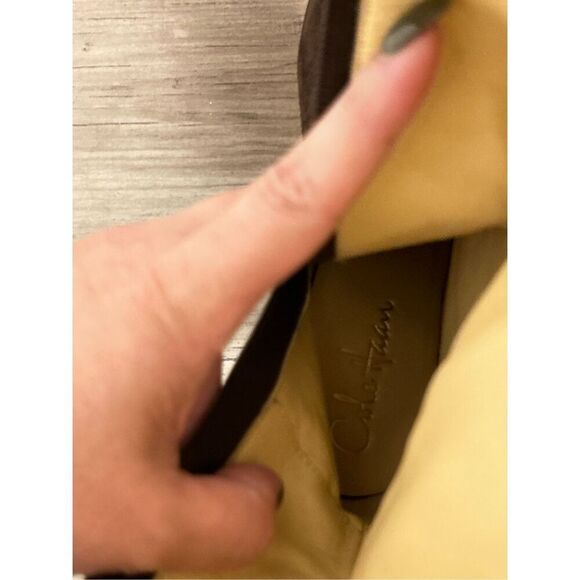 Cole Haan NikeAir Nicole Suede Heel Boots 6.5B Equestrian gold buckle dressy par - Picture 9 of 11